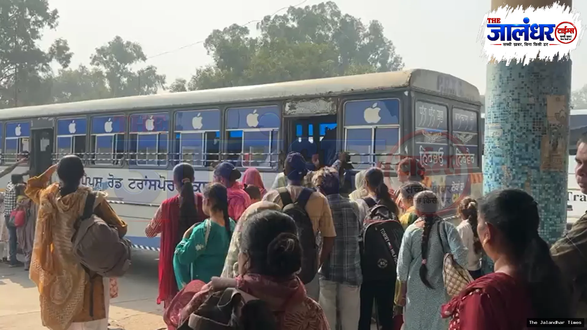 Punjab Roadways Strike Hits Jalandhar: Around 300 Contract Workers Off Duty, Bus Services Disrupted