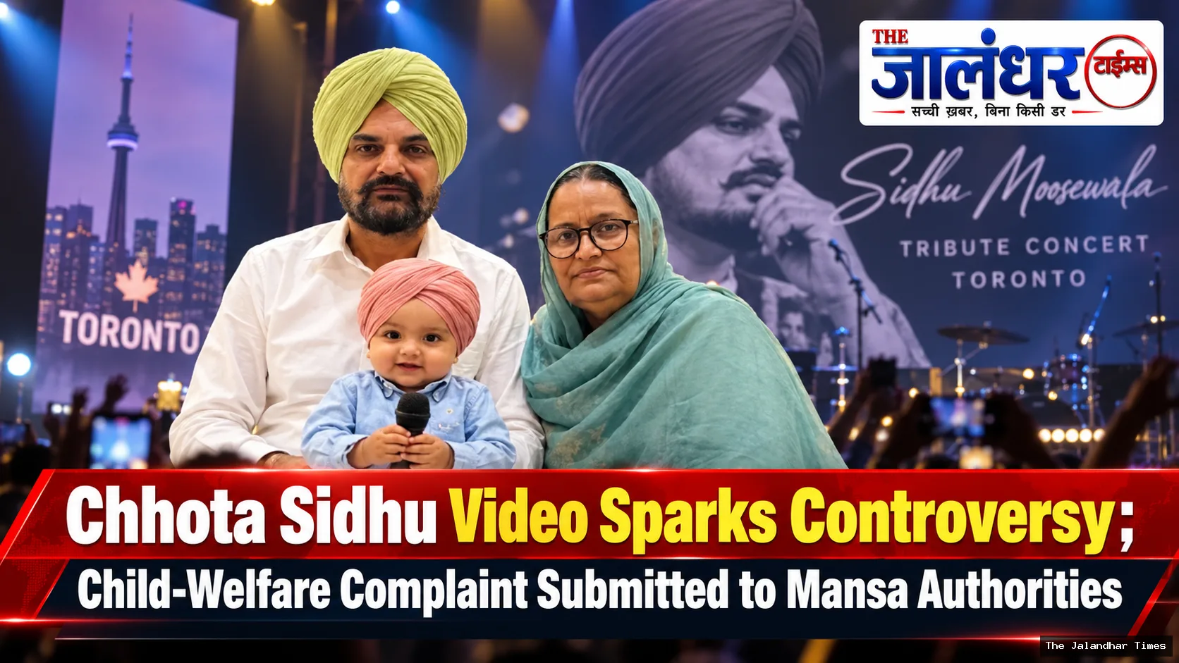 Chhota Sidhu video from Toronto concert sparks child-welfare complaint in Mansa