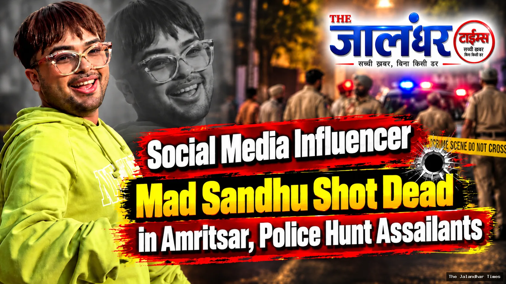 Social media influencer Mad Sandhu, whose killing on Loharka Road in Amritsar is under police investigation