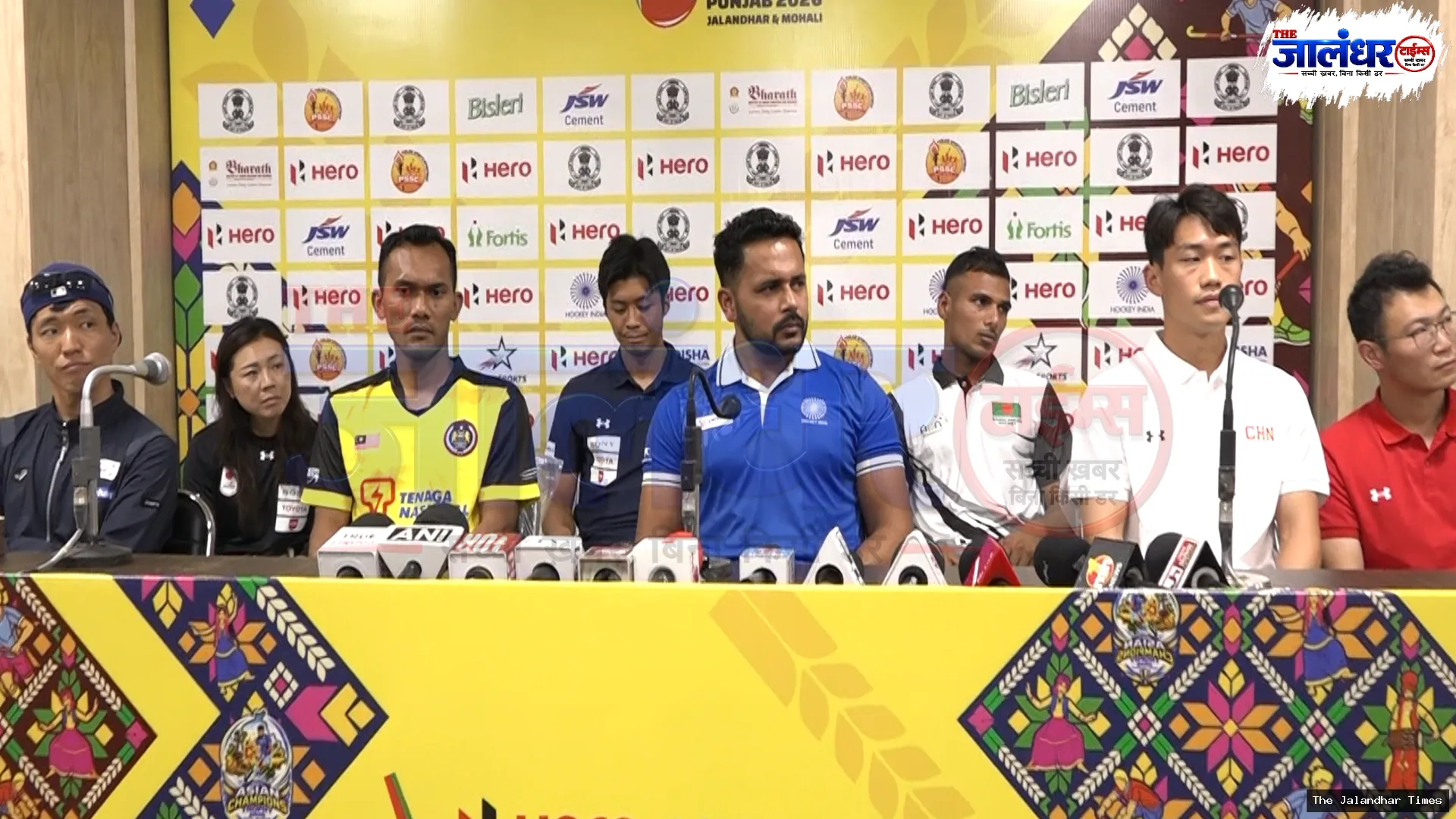 Captains of six participating teams address the media ahead of Asian Champions Trophy 2026 in Jalandhar
