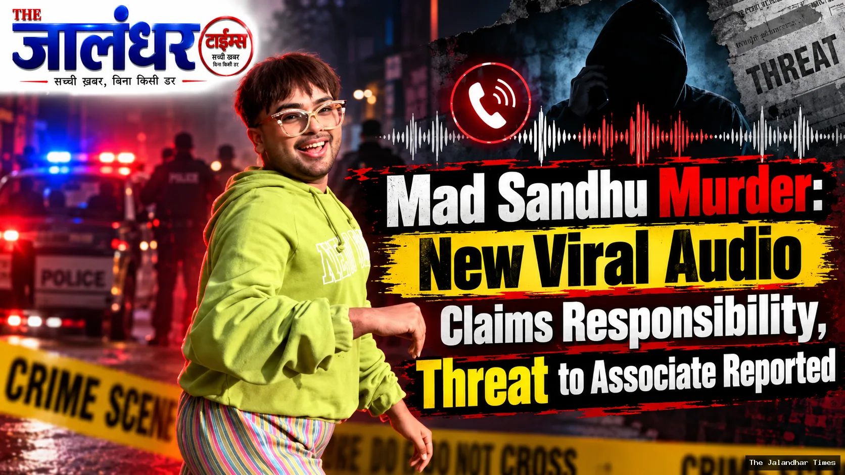 Police investigate new viral audio and social-media claims in the Mad Sandhu murder case in Amritsar