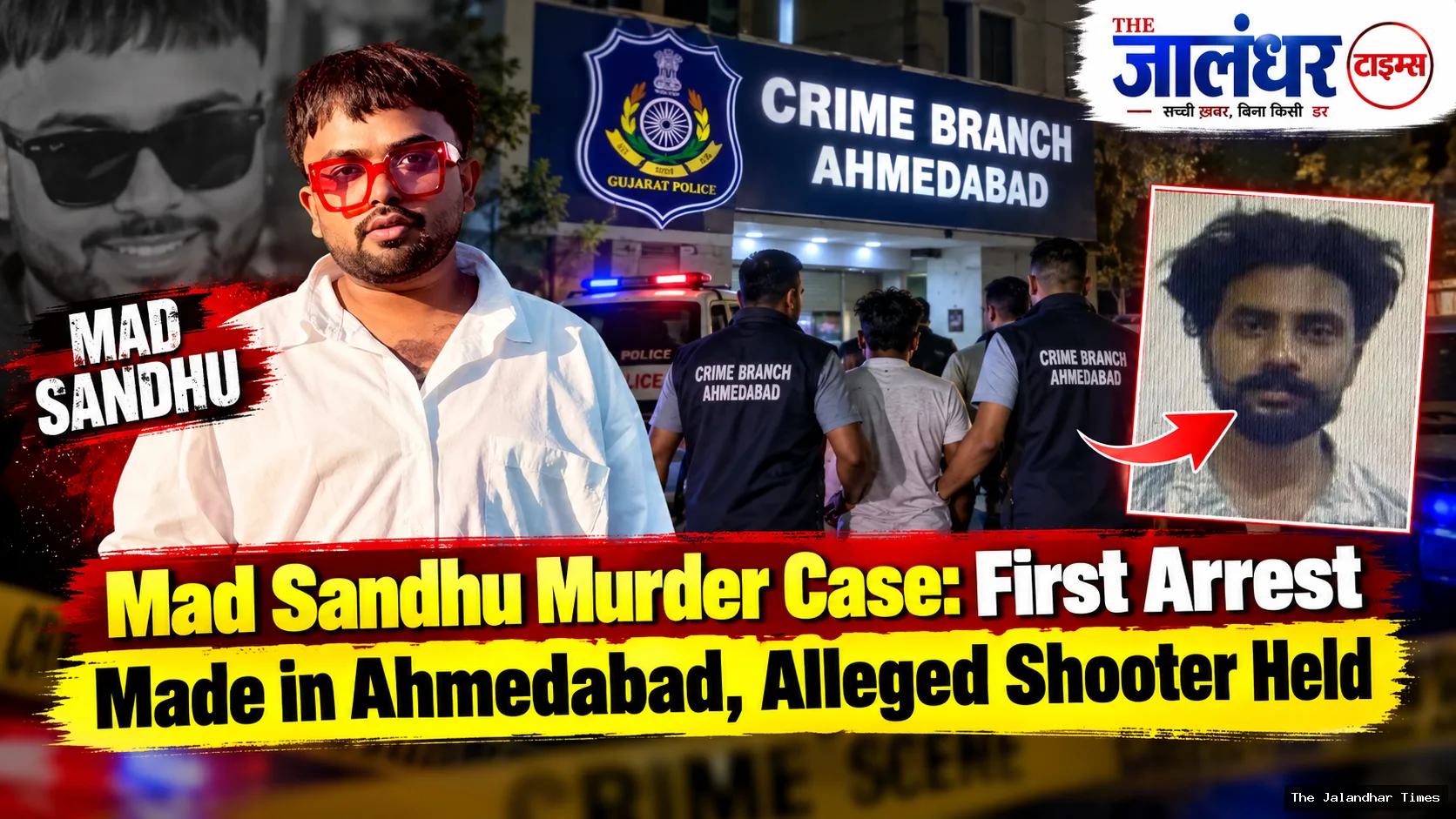 First arrest made in Mad Sandhu murder case as alleged shooter held in Ahmedabad