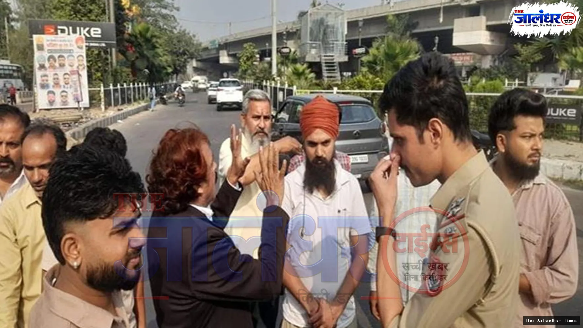 Ludhiana: Fresh Incident of Alleged Disrespect to Dr. Ambedkar's Statue Sparks Protest, Jalandhar Bypass Blocked