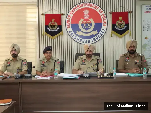 Jalandhar Rural SSP Harvinder Singh Virk directs police officers to intensify action against drug trafficking and crime