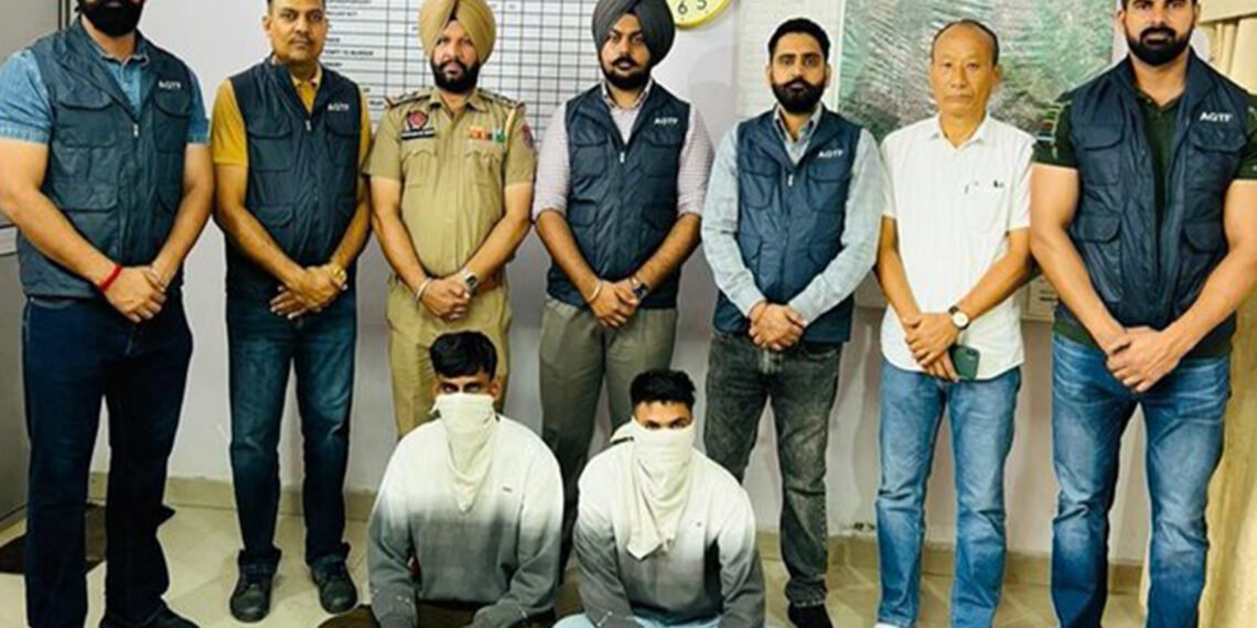 पंजाब एजीटीएफ ने संयुक्त अभियान में बटाला हत्याकांड के दो आरोपियों को नागालैंड से गिरफ्तार किया