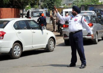 Jalandhar Traffic Police using body cameras for transparent traffic enforcement