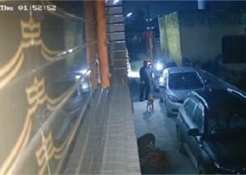 जालंधर के गांव भटनूरा लुबाना में NRI के घर पर हुई फायरिंग CCTV में कैद