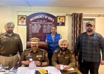 Jalandhar police arrest drug smuggler with heroin and ice drug