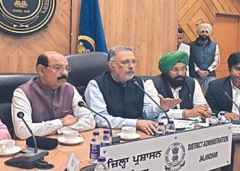 Punjab Chief Minister Health Scheme registration review meeting Jalandhar