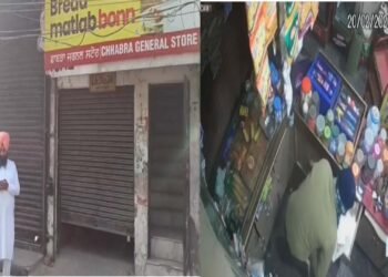 Jalandhar mein general store chori CCTV footage