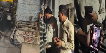 Unique protest against theft in Jalandhar west area