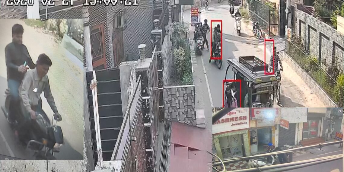 Jalandhar gun point robbery in money exchange shop