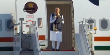 PM Modi arrives in Israel 2026, Netanyahu receives at airport